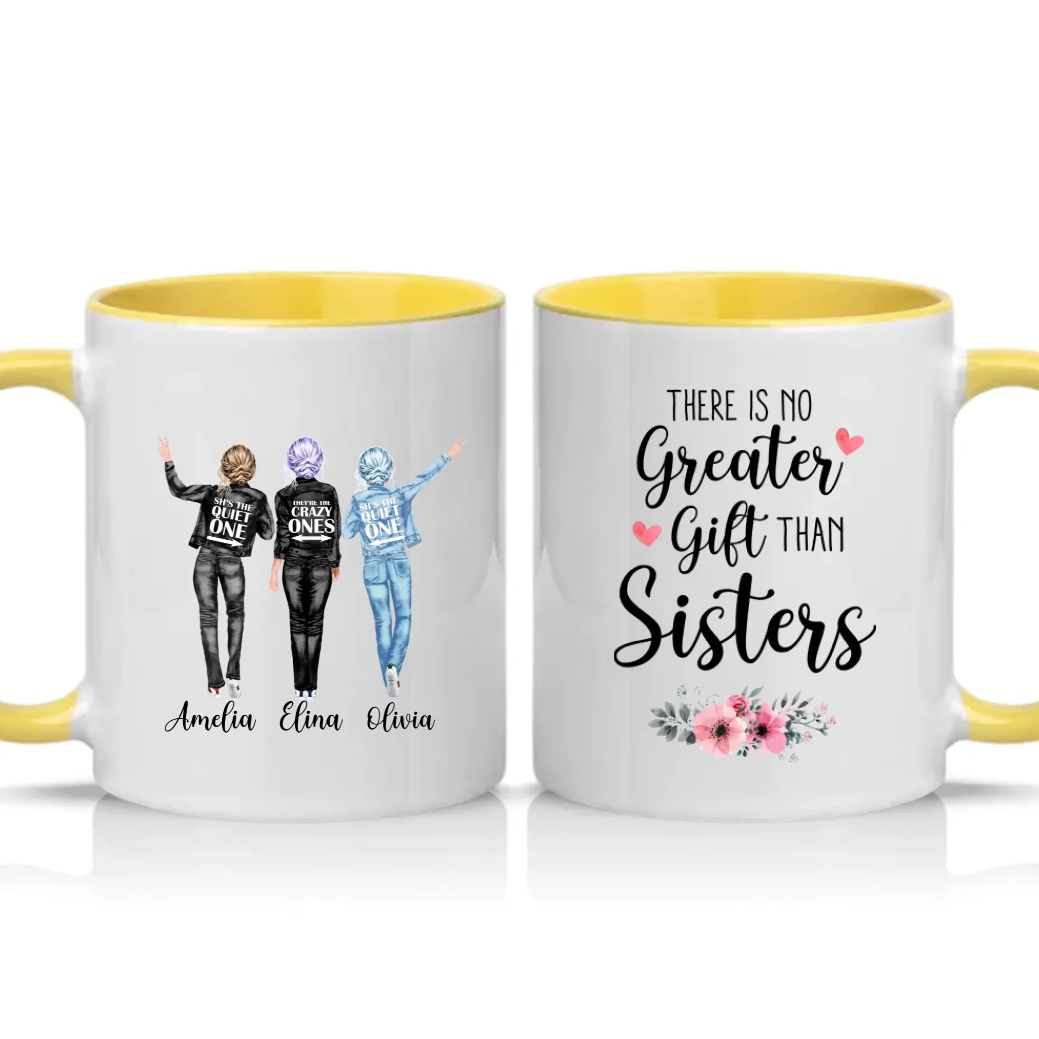 Two Tone 11oz Mug Yellow
