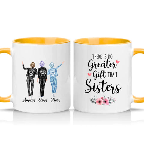 Two Tone 11oz Mug Golden Yellow