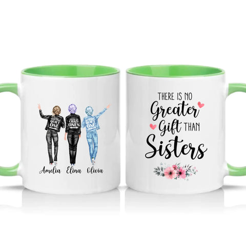 Two Tone 11oz Mug Green