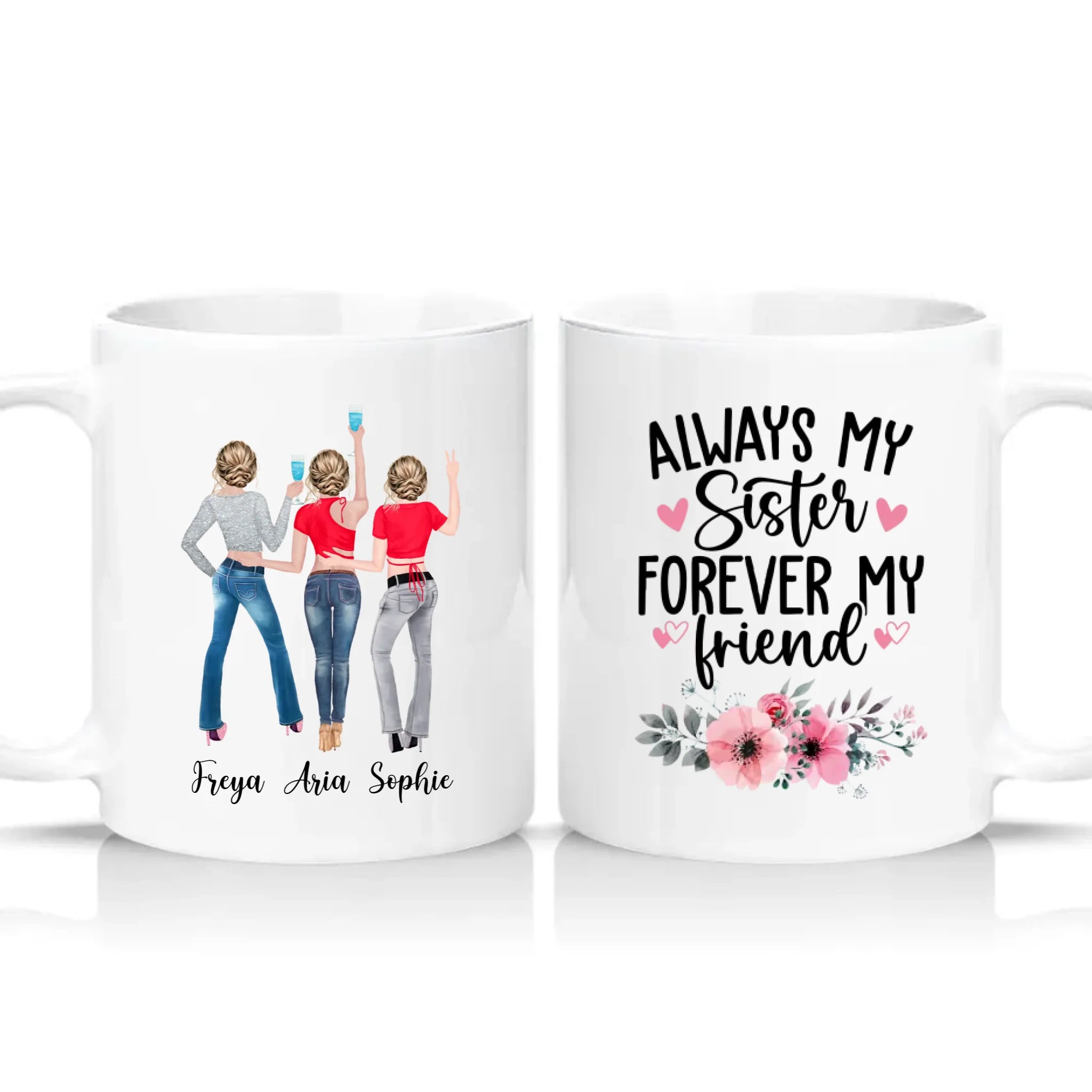 Two Tone 11oz Mug White