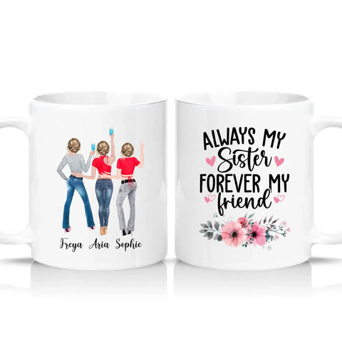 Two Tone 11oz Mug White