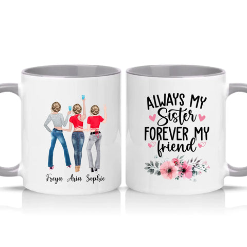 Two Tone 11oz Mug Grey