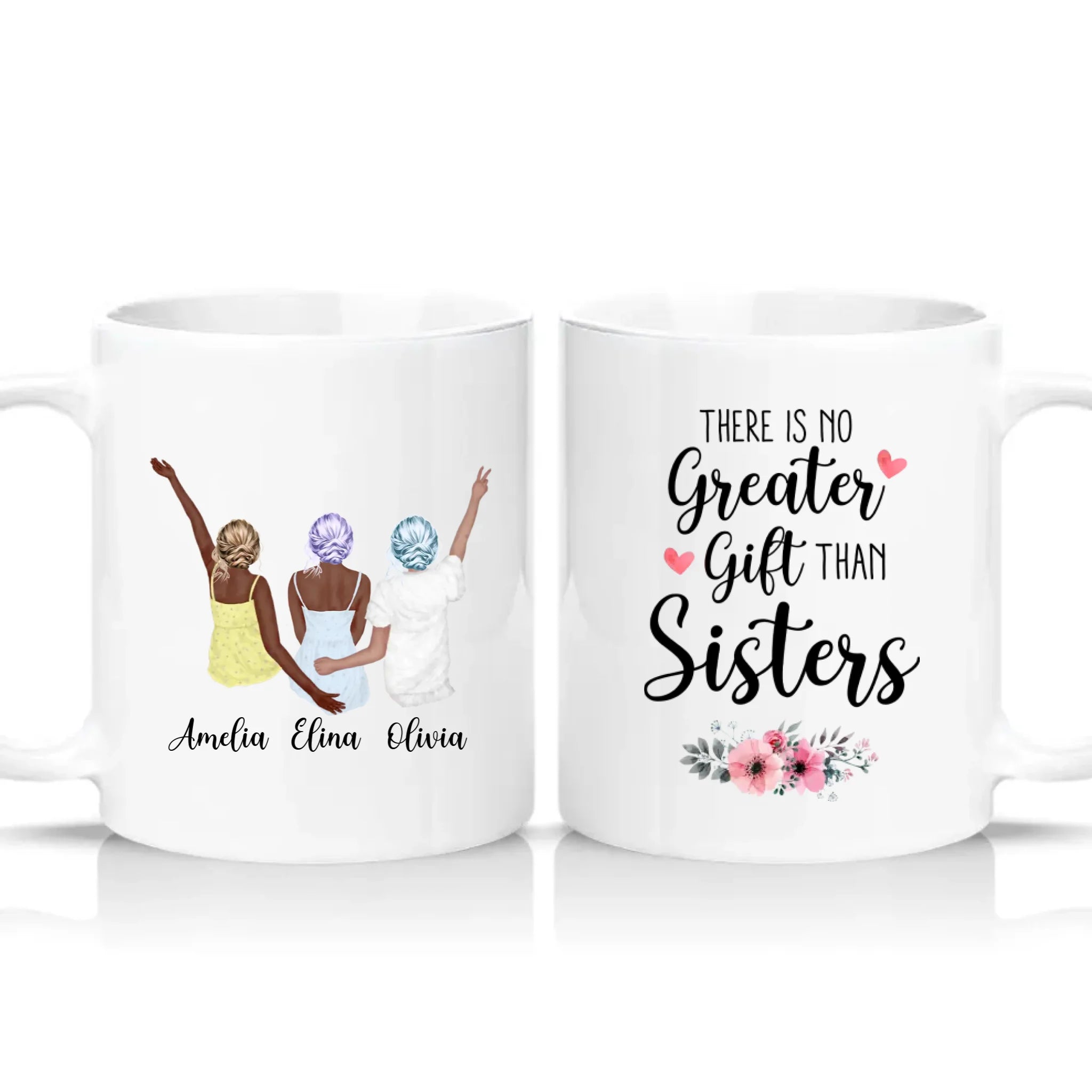Two Tone 11oz Mug White