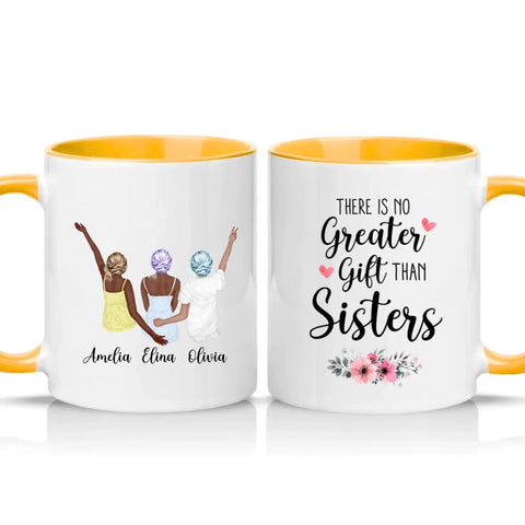 Two Tone 11oz Mug Golden Yellow