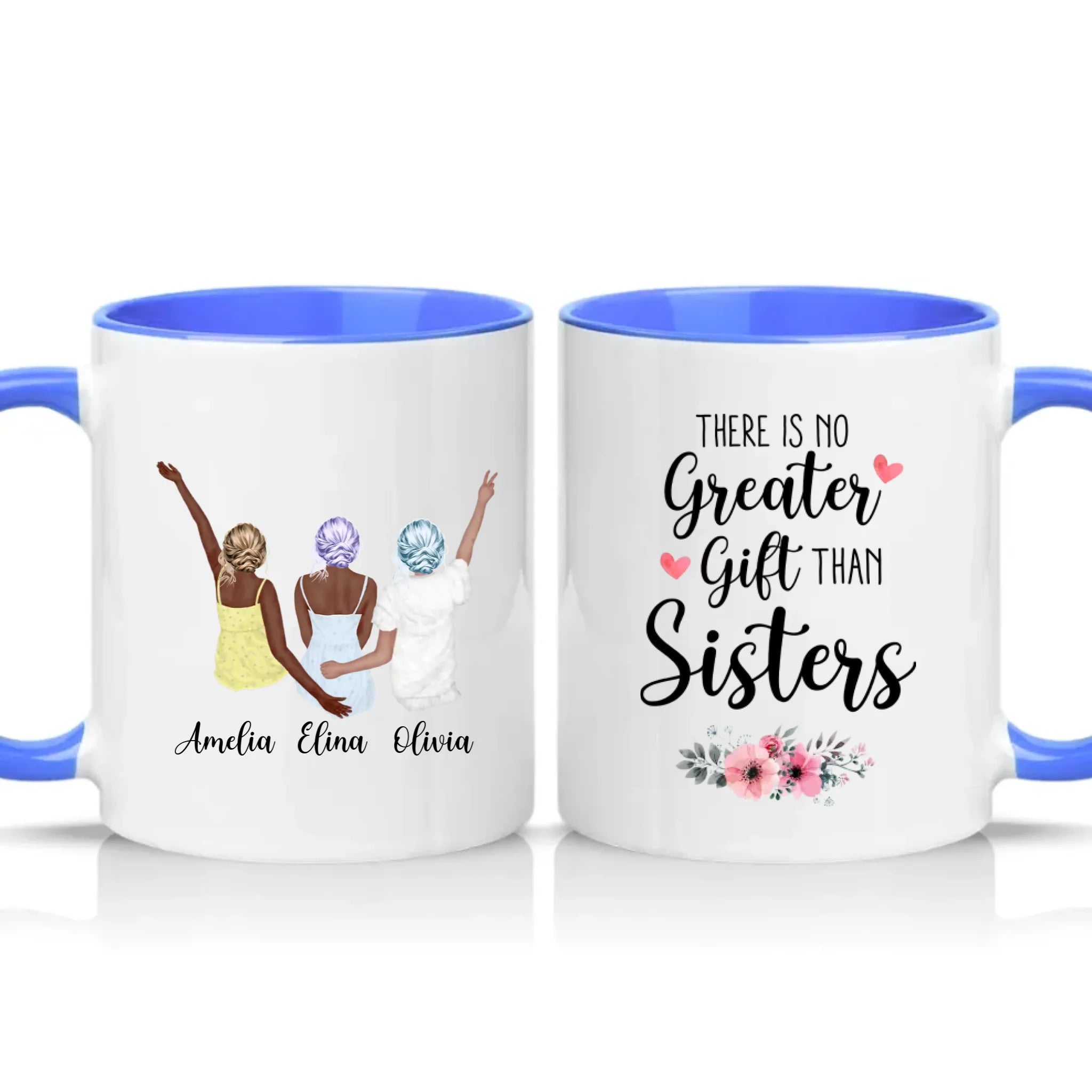 Two Tone 11oz Mug Medium Blue