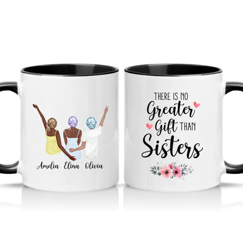 Two Tone 11oz Mug Black
