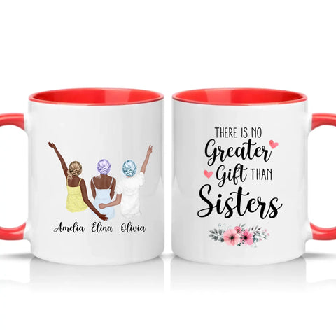 Two Tone 11oz Mug Red