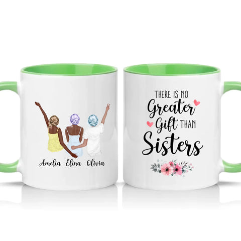 Two Tone 11oz Mug Green