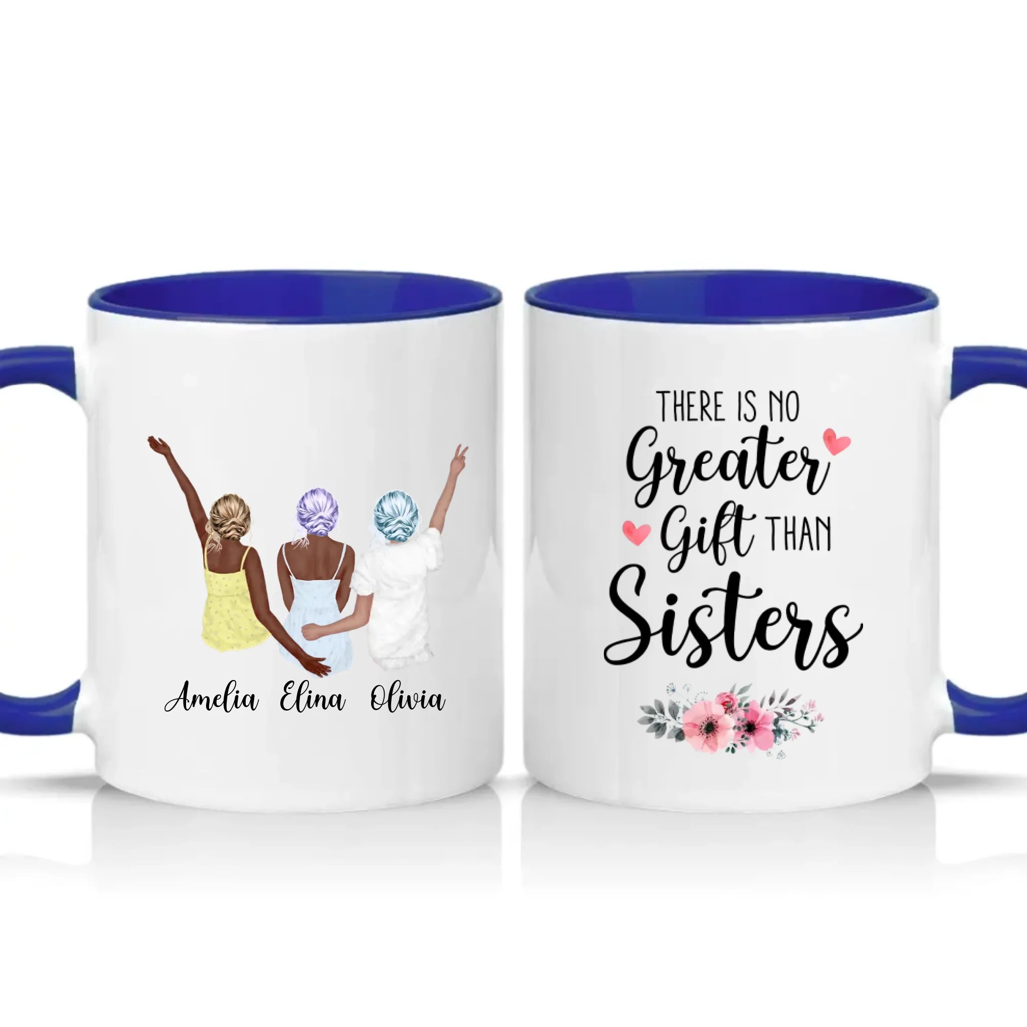 Two Tone 11oz Mug Dark Blue