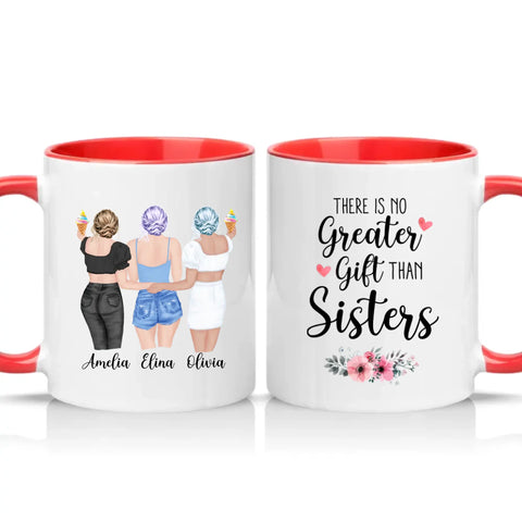 Two Tone 11oz Mug Red