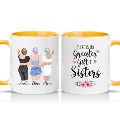 Two Tone 11oz Mug Golden Yellow