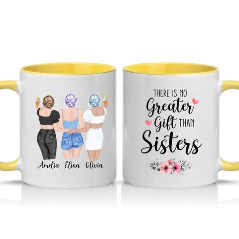 Two Tone 11oz Mug Yellow