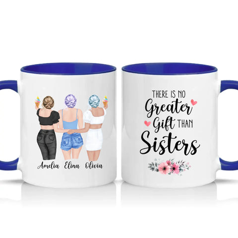 Two Tone 11oz Mug Dark Blue