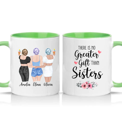 Two Tone 11oz Mug Green