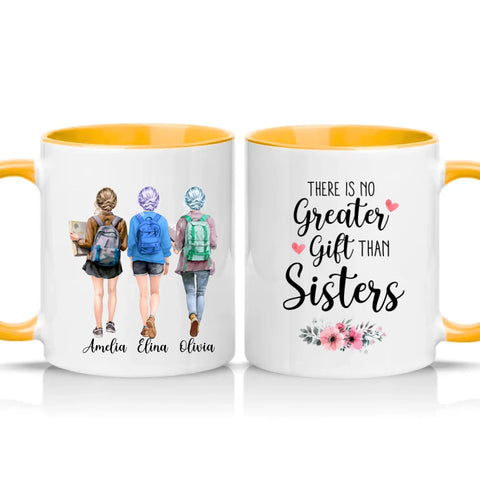 Two Tone 11oz Mug Golden Yellow