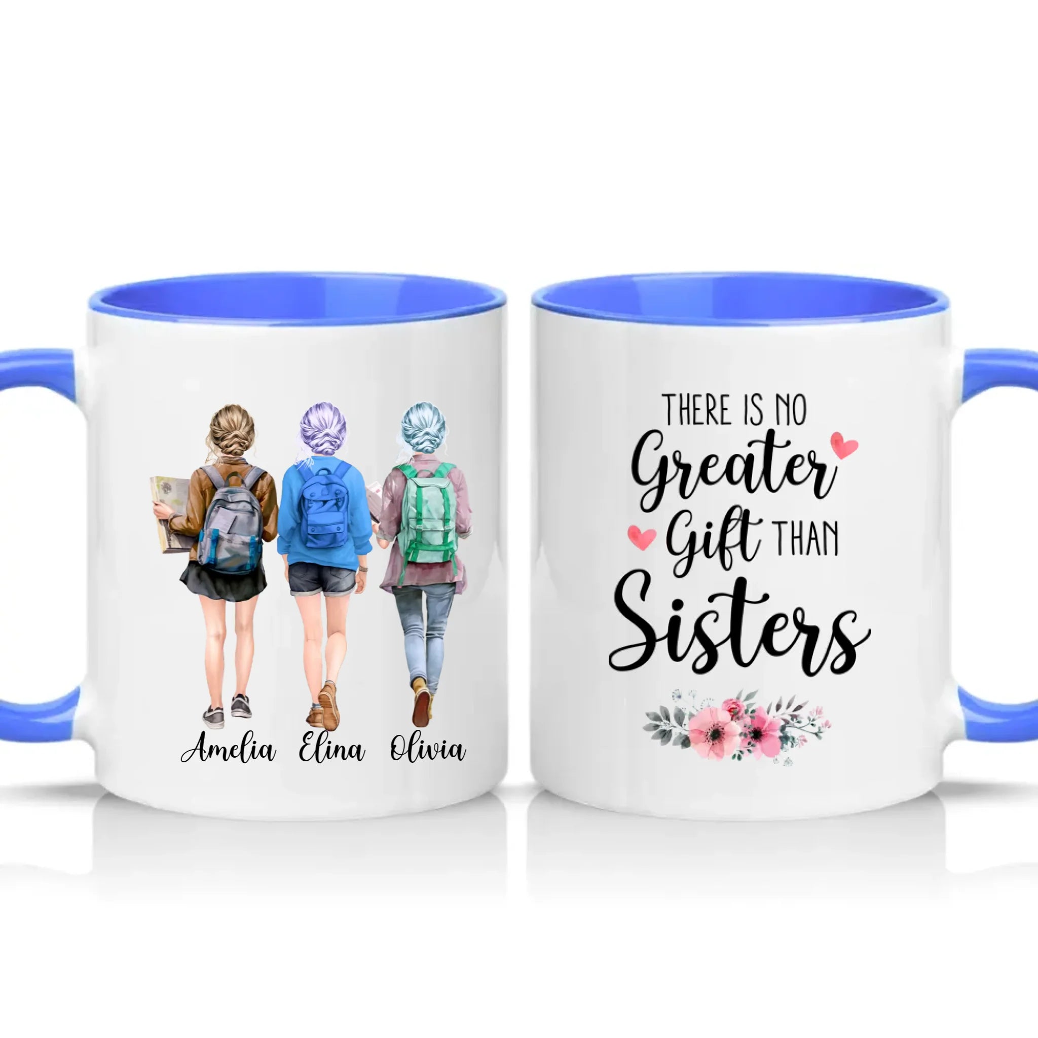 Two Tone 11oz Mug Medium Blue