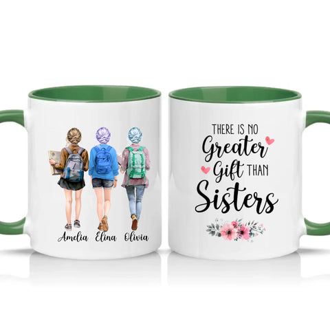 Two Tone 11oz Mug Racing Green