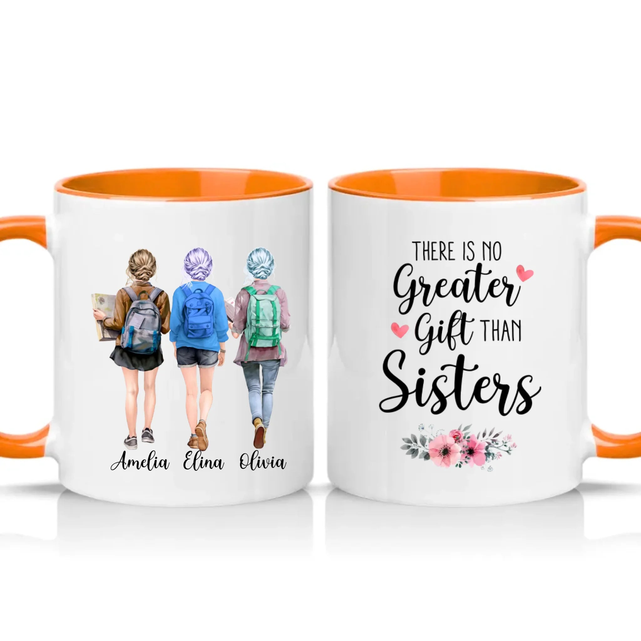 Two Tone 11oz Mug Orange