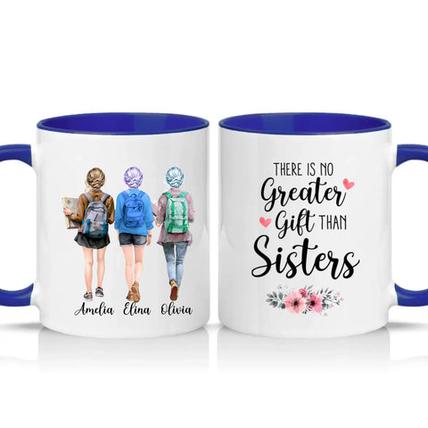 Two Tone 11oz Mug Dark Blue