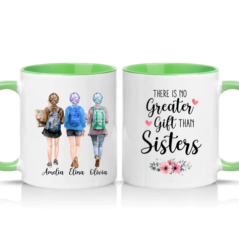 Two Tone 11oz Mug Green