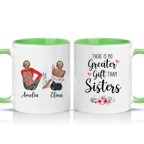 Two Tone 11oz Mug Green