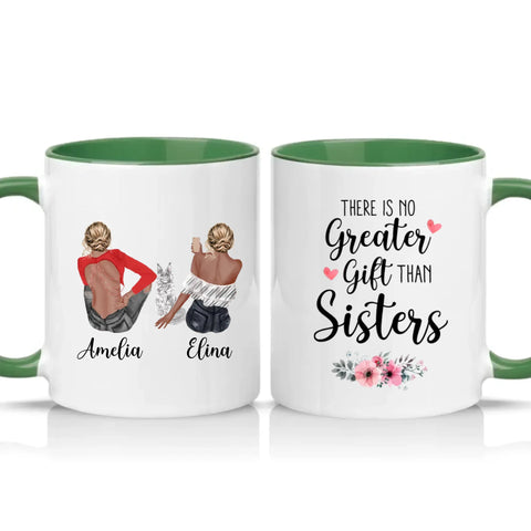 Two Tone 11oz Mug Racing Green