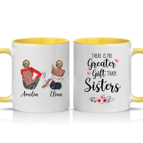 Two Tone 11oz Mug Yellow