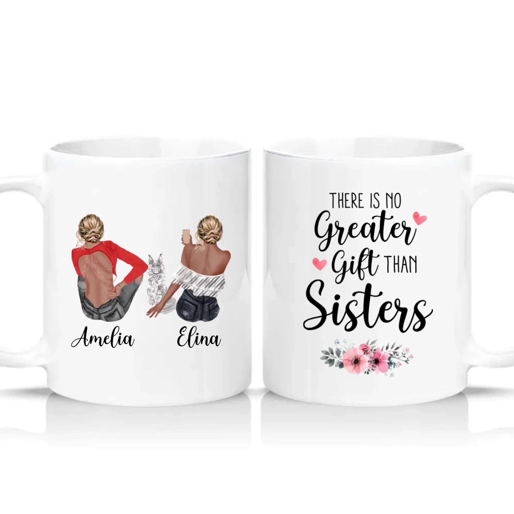 Two Tone 11oz Mug White