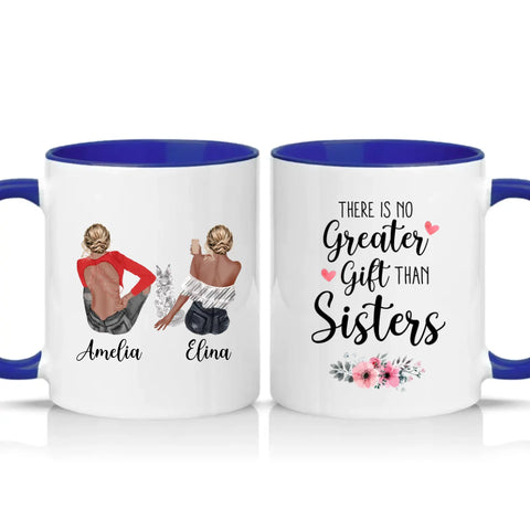 Two Tone 11oz Mug Dark Blue