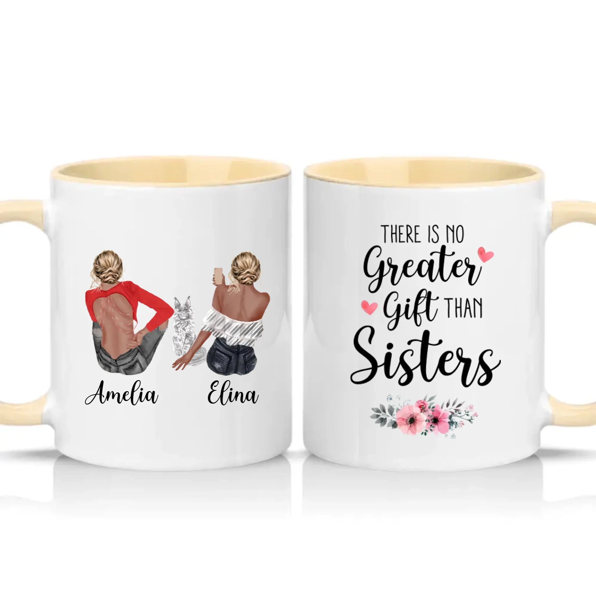 Two Tone 11oz Mug Cream