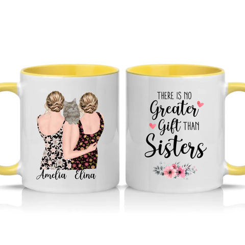Two Tone 11oz Mug Yellow