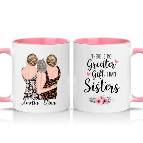 Two Tone 11oz Mug Pink