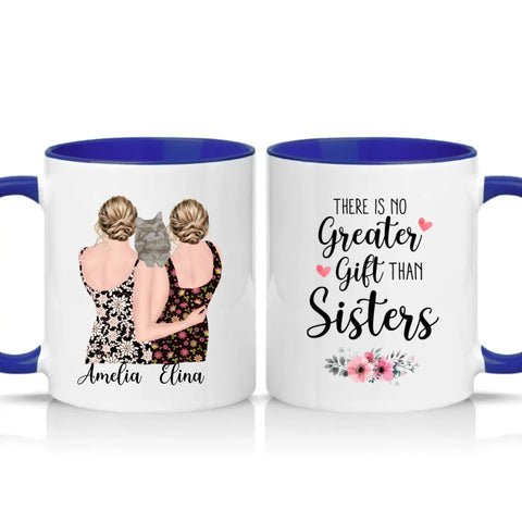 Two Tone 11oz Mug Dark Blue