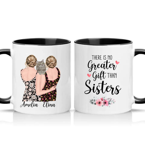 Two Tone 11oz Mug Black