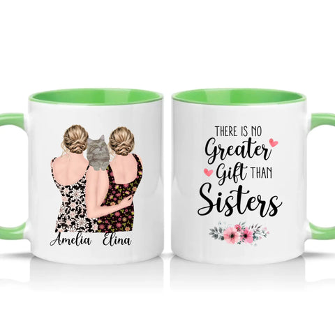 Two Tone 11oz Mug Green
