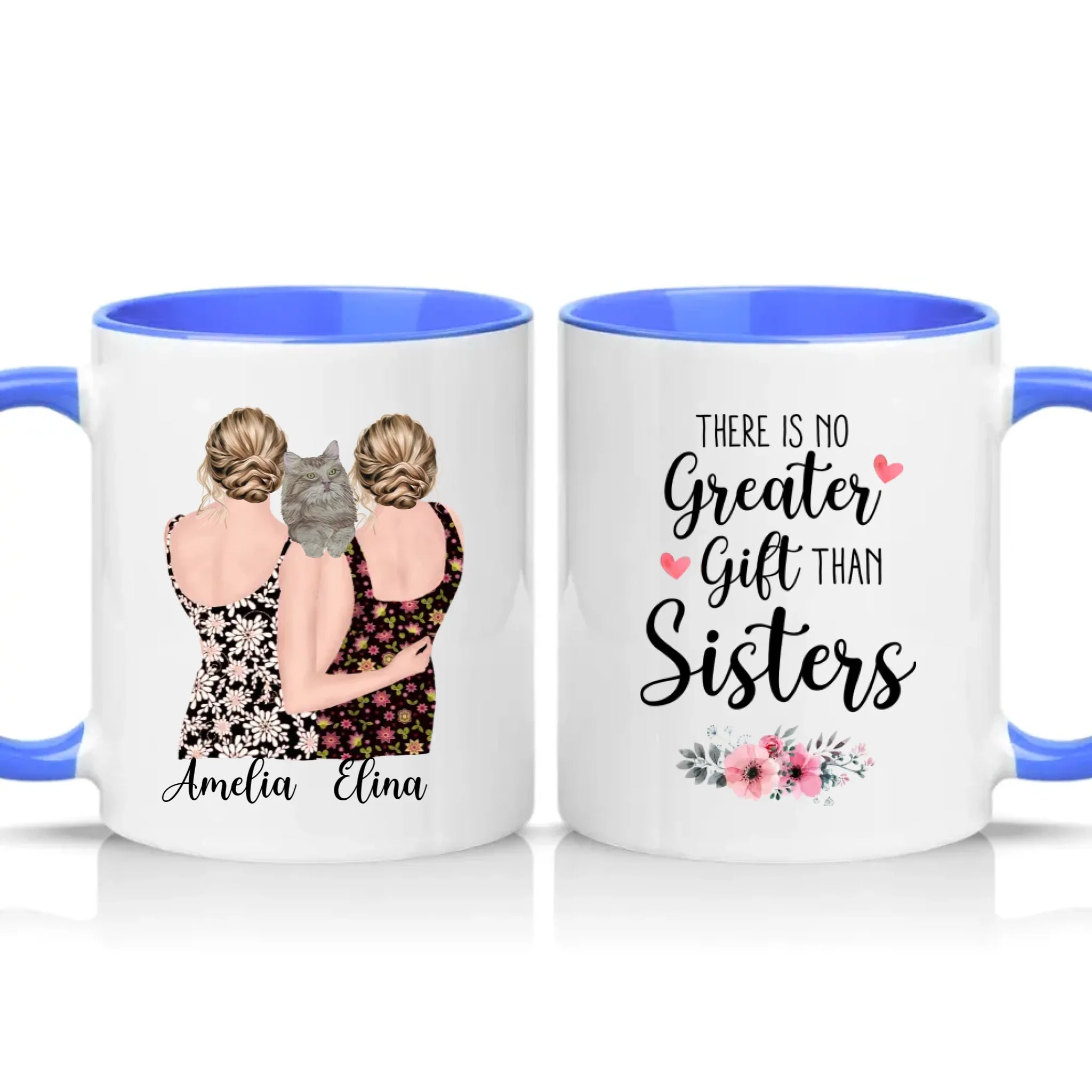 Two Tone 11oz Mug Medium Blue