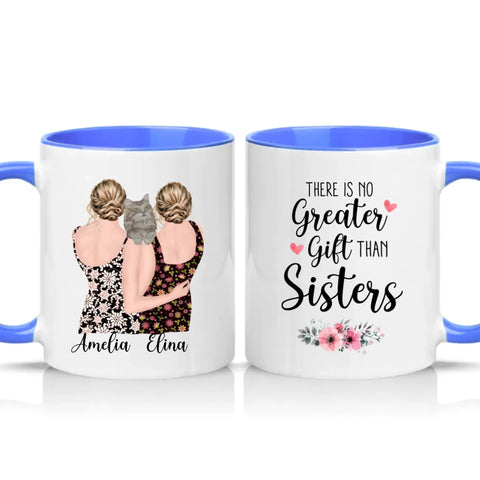 Two Tone 11oz Mug Medium Blue