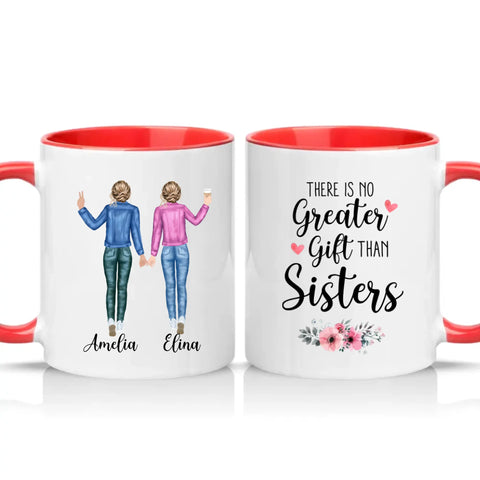 Two Tone 11oz Mug Red