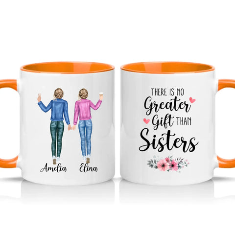 Two Tone 11oz Mug Orange