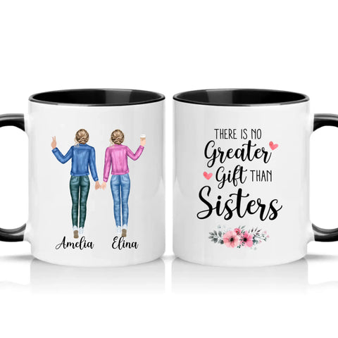 Two Tone 11oz Mug Black