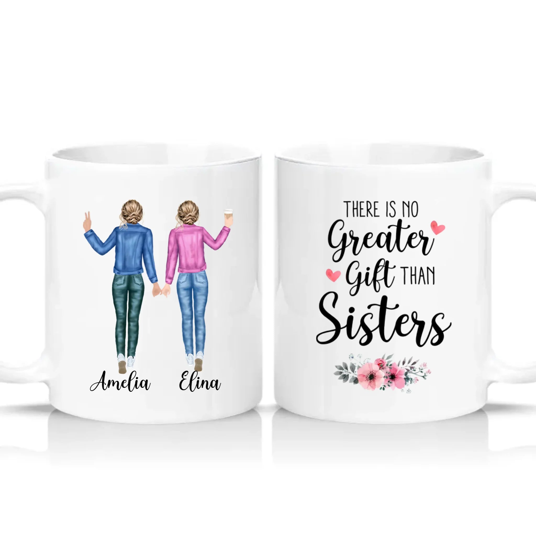 Two Tone 11oz Mug White