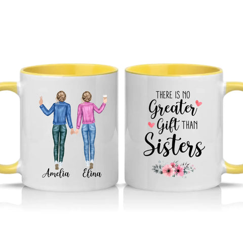 Two Tone 11oz Mug Yellow