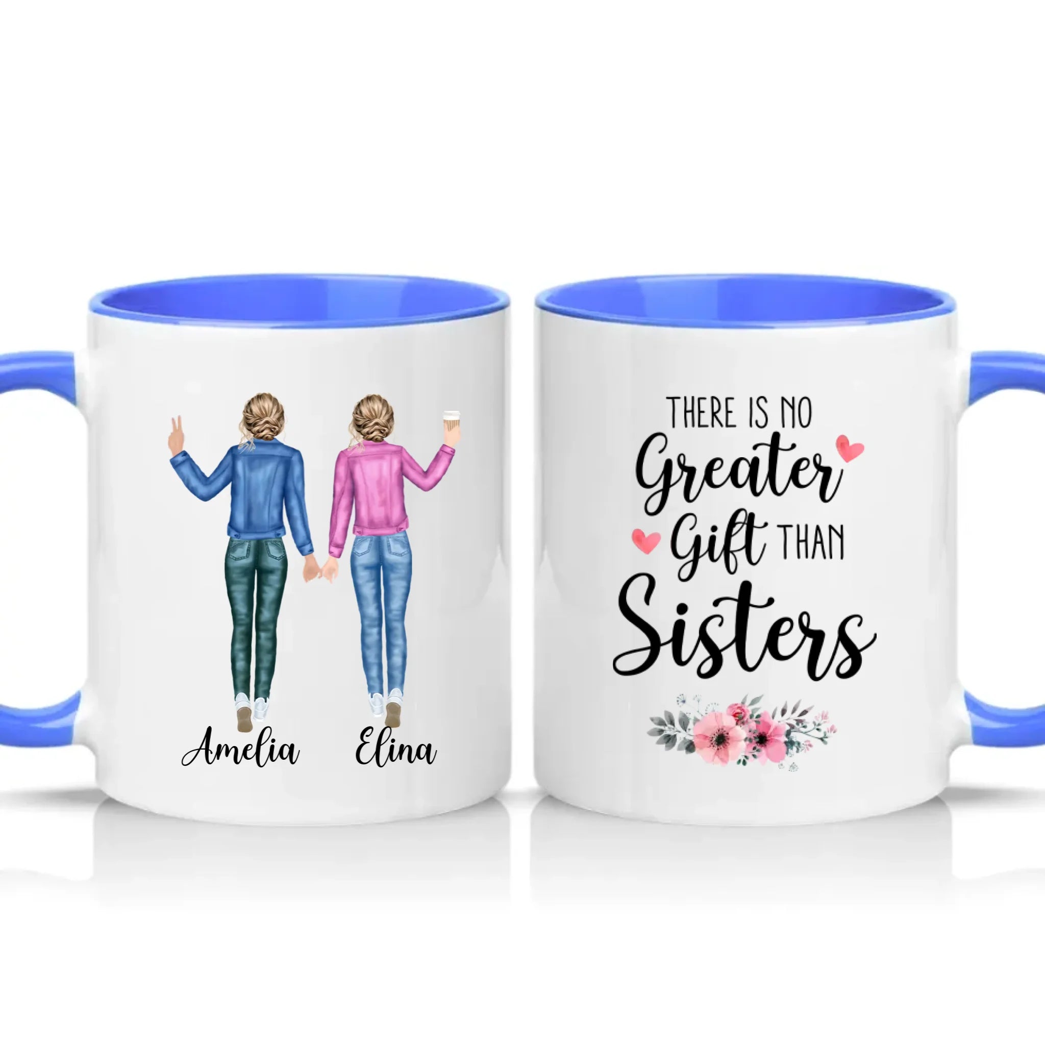 Two Tone 11oz Mug Medium Blue