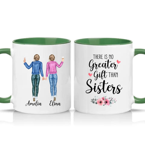 Two Tone 11oz Mug Racing Green