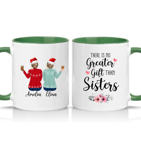Two Tone 11oz Mug Racing Green