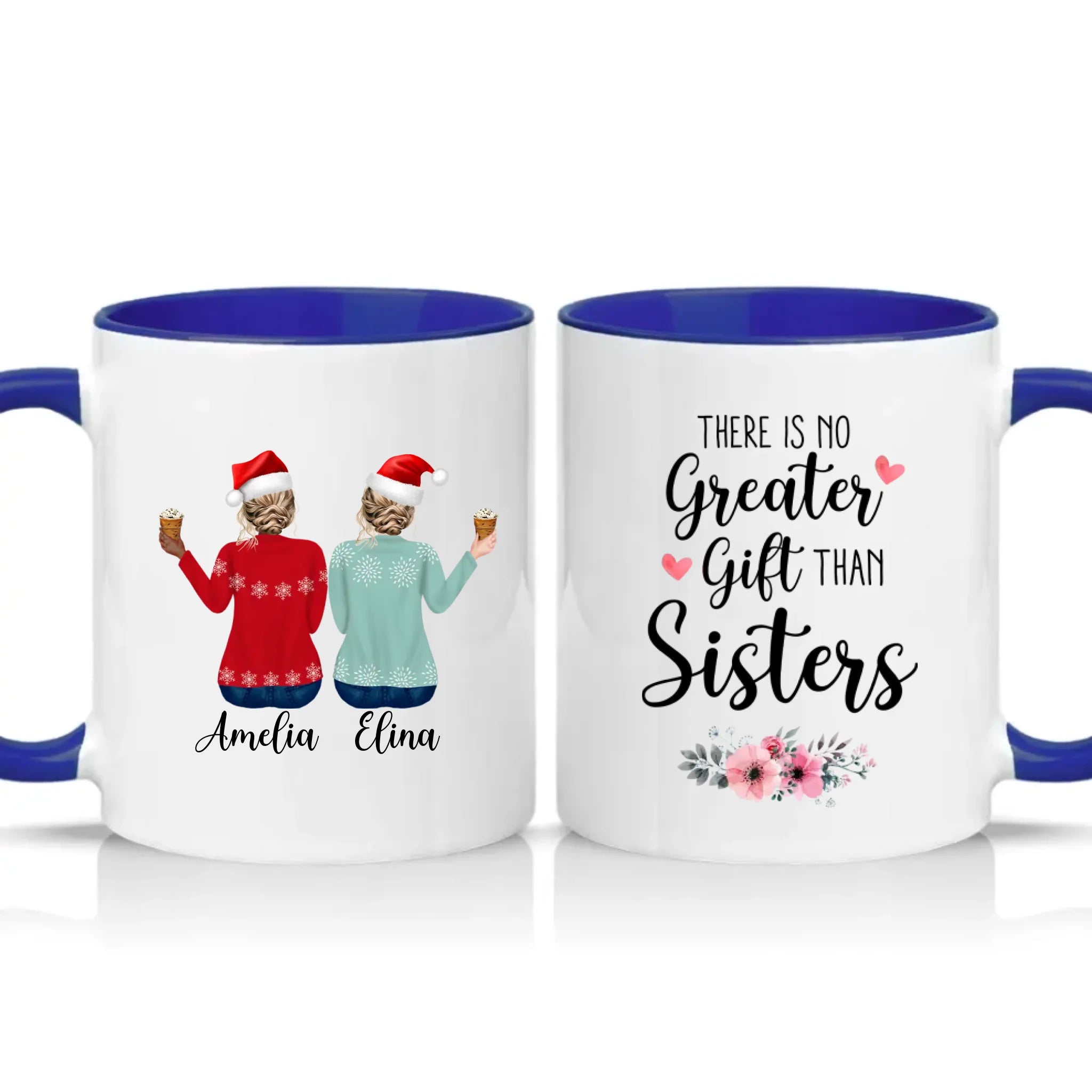 Two Tone 11oz Mug Dark Blue