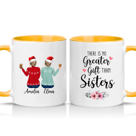 Two Tone 11oz Mug Golden Yellow