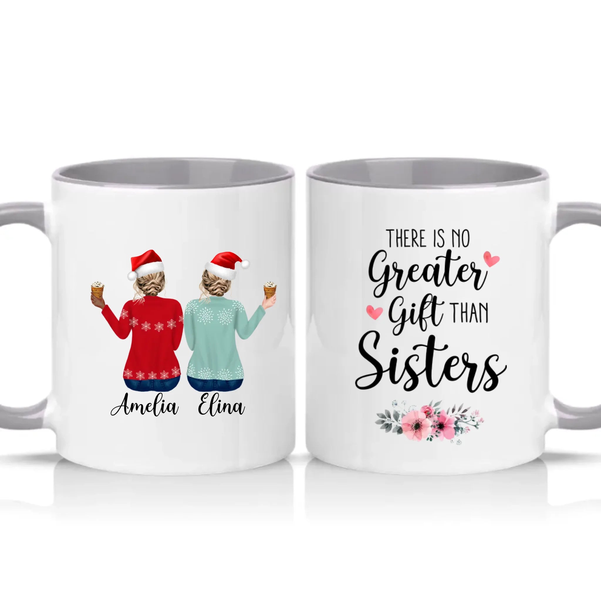 Two Tone 11oz Mug Grey