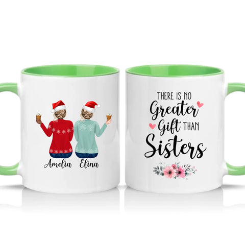 Two Tone 11oz Mug Green