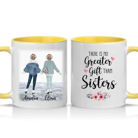 Two Tone 11oz Mug Yellow